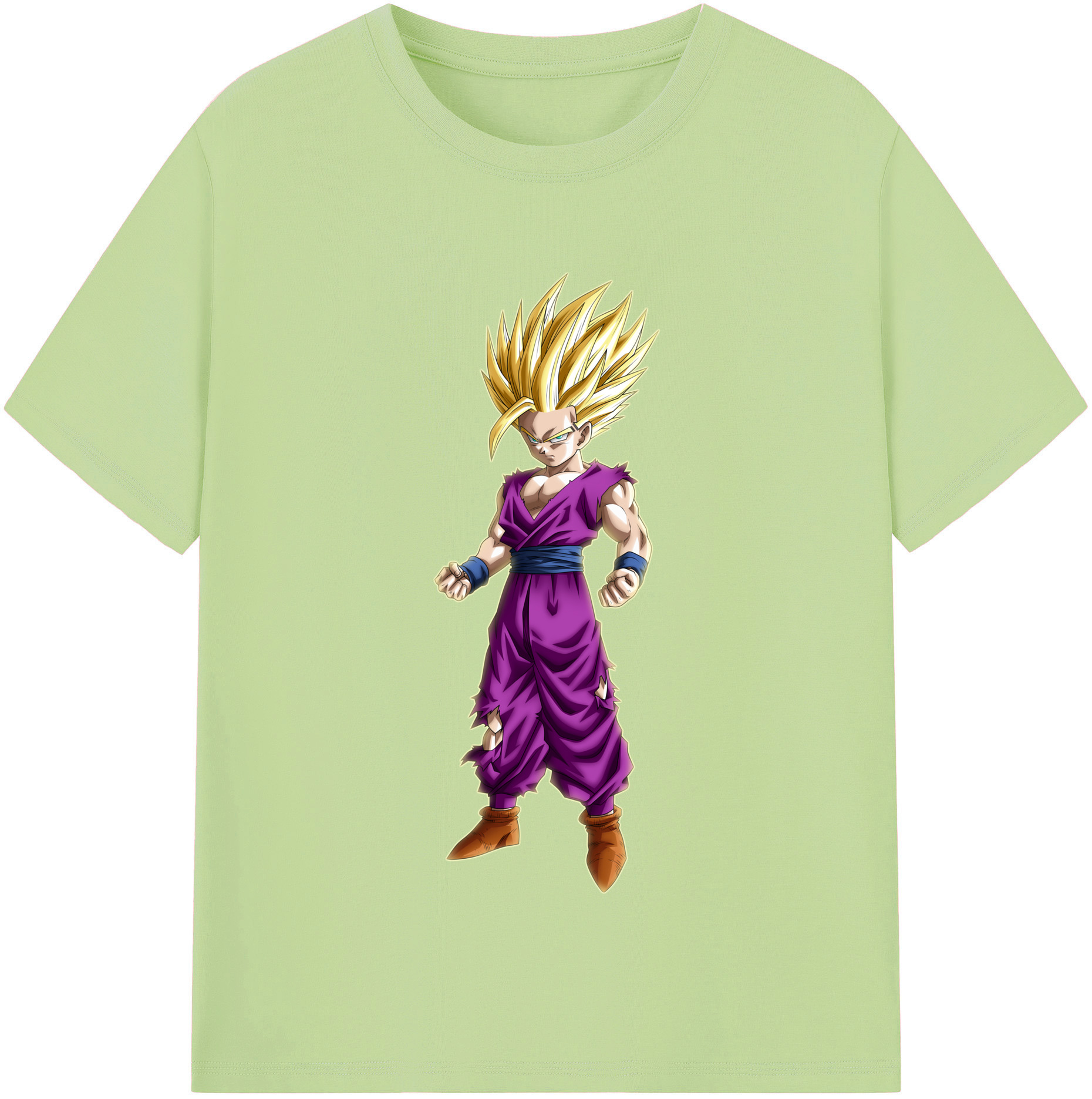 （画像用） ドラゴンボール 孫 悟飯（そんごはん）DRAGON BALL Son Gohan 綿100％半袖Tシャツ（フロントプリント）
